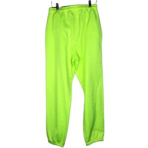 Neon green sweatpants